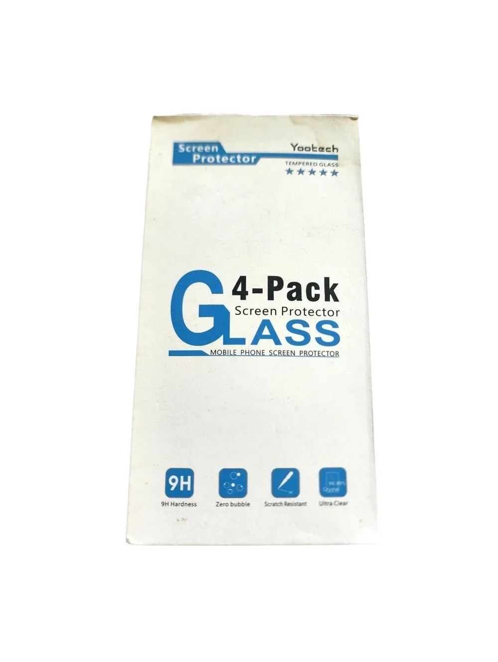 4pc Yootech iPhone 12 Mini Tempered Glass Screen Protectors
